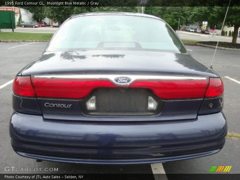 Moonlight Blue Metallic / Gray 1995 Ford Contour GL