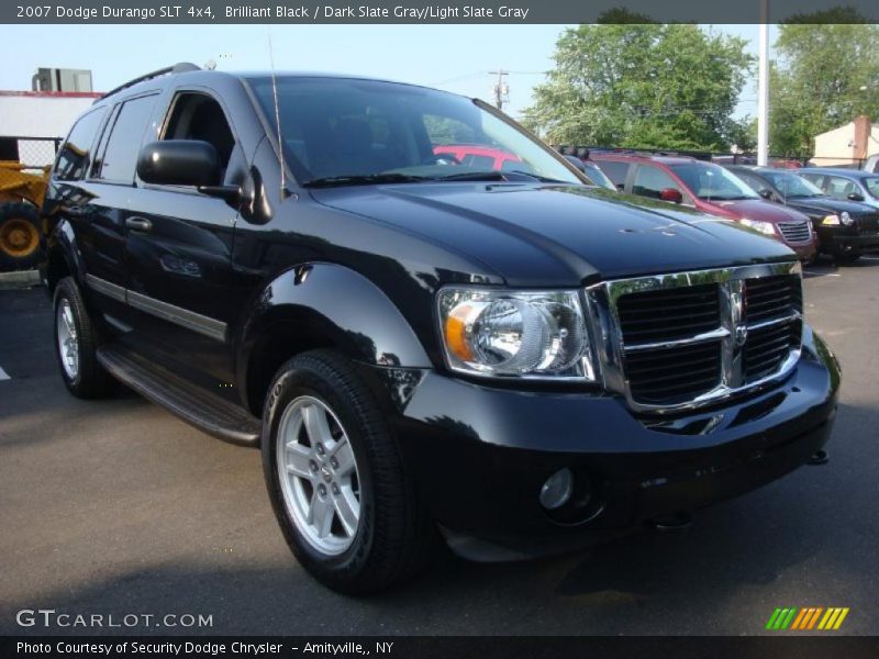 Brilliant Black / Dark Slate Gray/Light Slate Gray 2007 Dodge Durango SLT 4x4