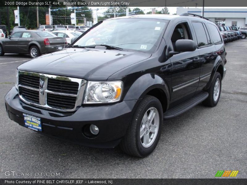 Brilliant Black / Dark/Light Slate Gray 2008 Dodge Durango SLT 4x4