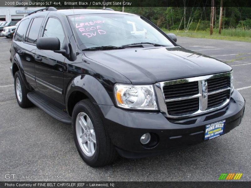 Brilliant Black / Dark/Light Slate Gray 2008 Dodge Durango SLT 4x4