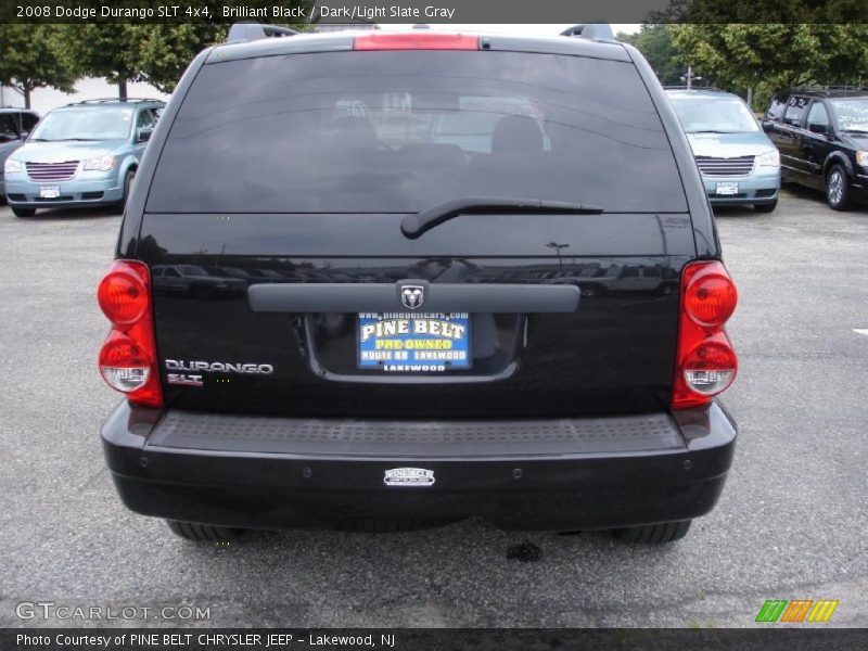 Brilliant Black / Dark/Light Slate Gray 2008 Dodge Durango SLT 4x4