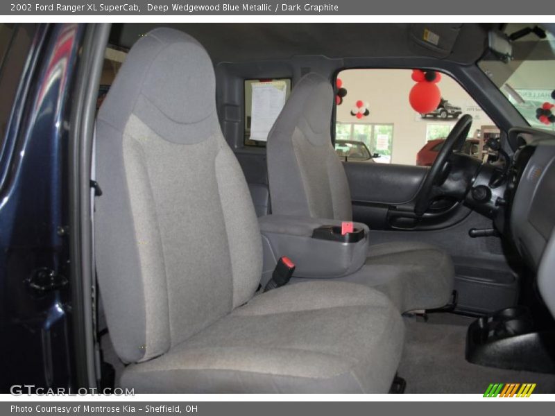 Deep Wedgewood Blue Metallic / Dark Graphite 2002 Ford Ranger XL SuperCab