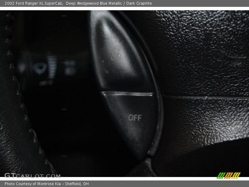 Deep Wedgewood Blue Metallic / Dark Graphite 2002 Ford Ranger XL SuperCab