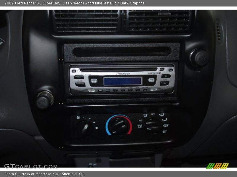 Deep Wedgewood Blue Metallic / Dark Graphite 2002 Ford Ranger XL SuperCab