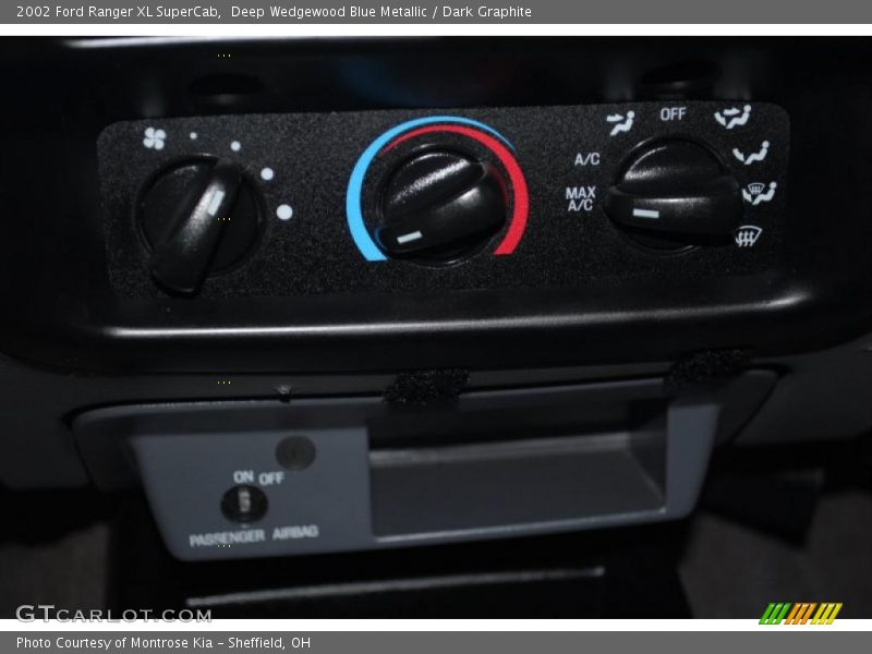 Deep Wedgewood Blue Metallic / Dark Graphite 2002 Ford Ranger XL SuperCab