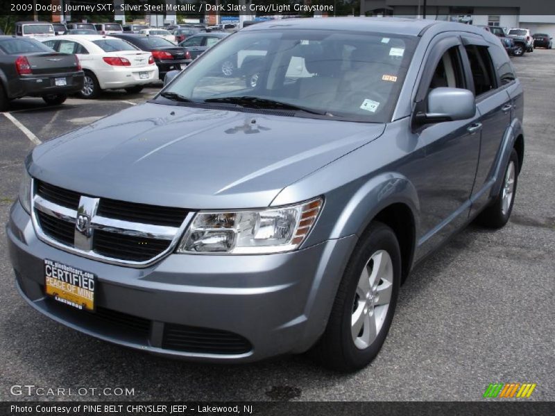 Silver Steel Metallic / Dark Slate Gray/Light Graystone 2009 Dodge Journey SXT