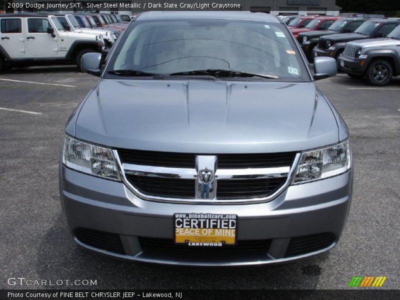 Silver Steel Metallic / Dark Slate Gray/Light Graystone 2009 Dodge Journey SXT