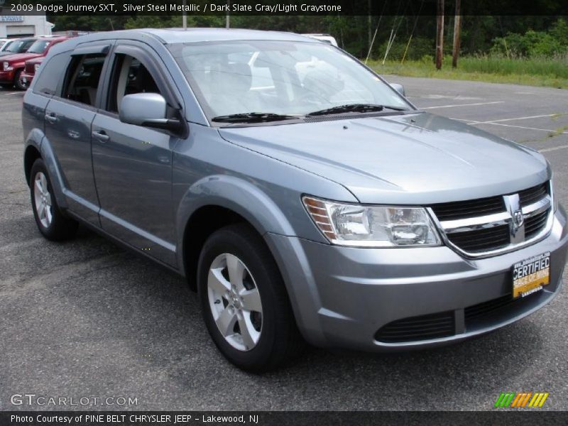 Silver Steel Metallic / Dark Slate Gray/Light Graystone 2009 Dodge Journey SXT