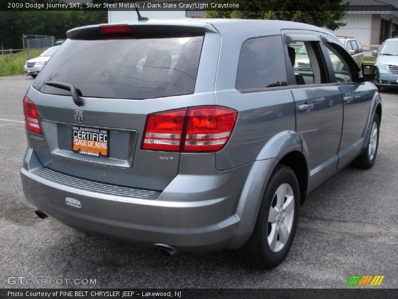 Silver Steel Metallic / Dark Slate Gray/Light Graystone 2009 Dodge Journey SXT