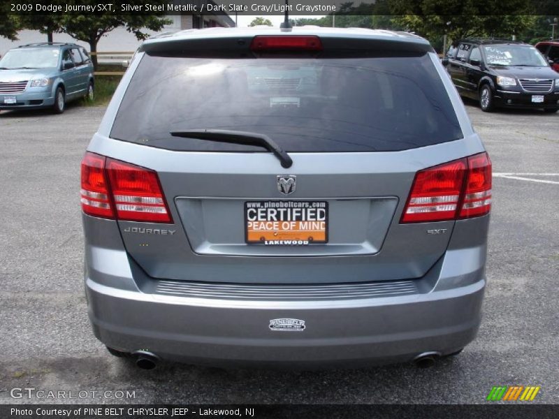 Silver Steel Metallic / Dark Slate Gray/Light Graystone 2009 Dodge Journey SXT