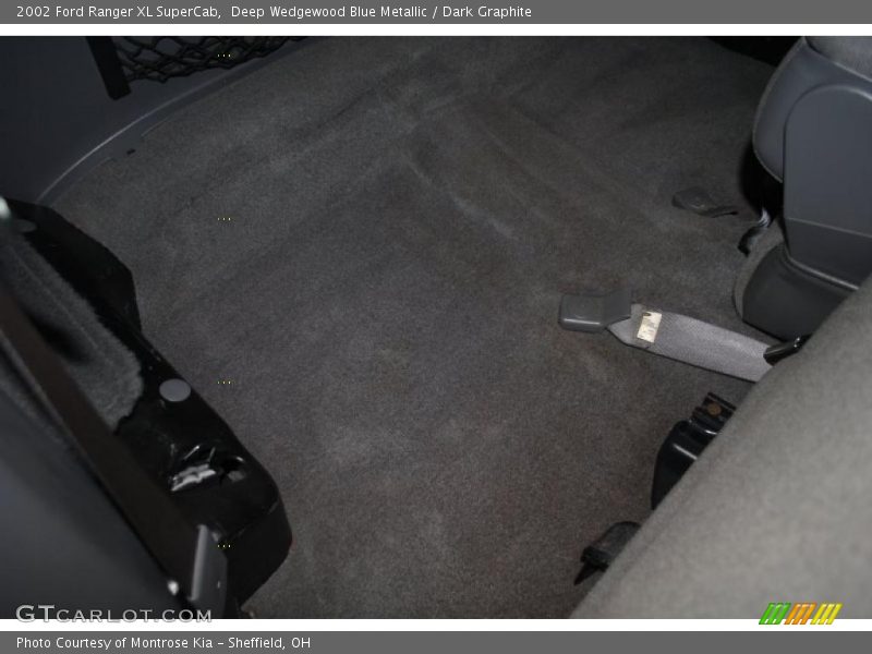 Deep Wedgewood Blue Metallic / Dark Graphite 2002 Ford Ranger XL SuperCab