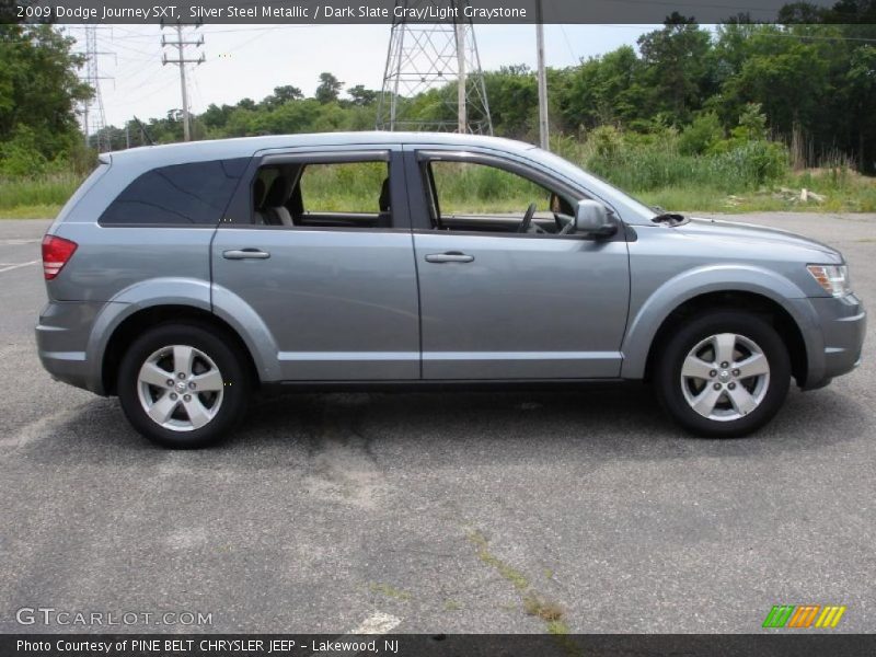 Silver Steel Metallic / Dark Slate Gray/Light Graystone 2009 Dodge Journey SXT