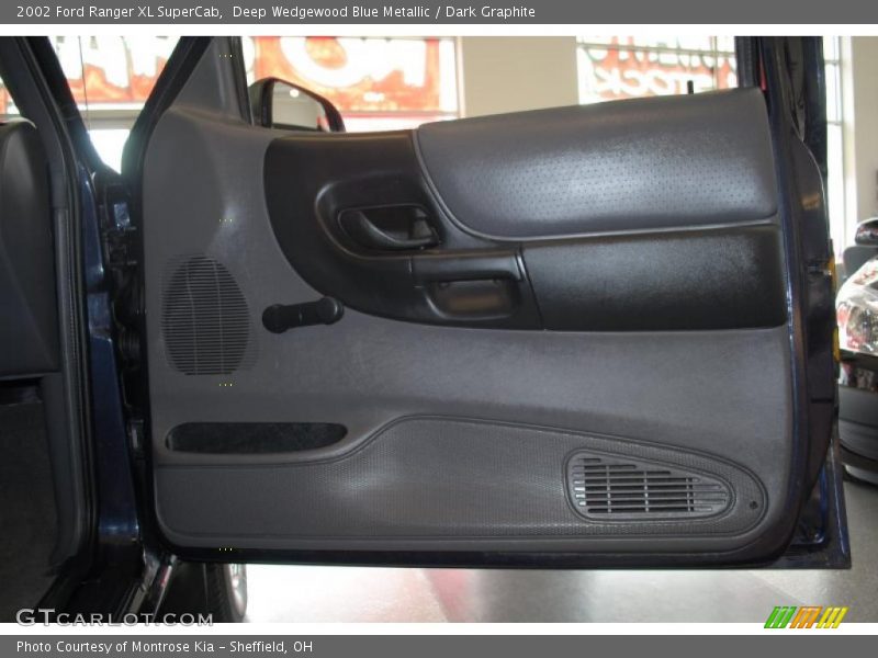 Deep Wedgewood Blue Metallic / Dark Graphite 2002 Ford Ranger XL SuperCab