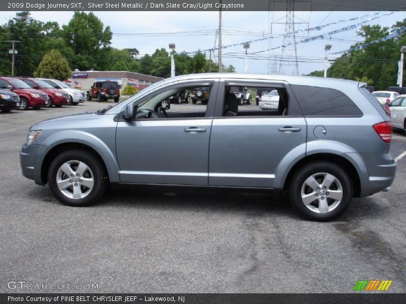 Silver Steel Metallic / Dark Slate Gray/Light Graystone 2009 Dodge Journey SXT