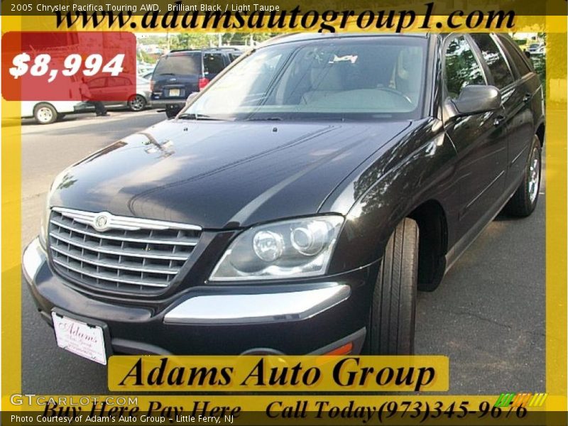 Brilliant Black / Light Taupe 2005 Chrysler Pacifica Touring AWD