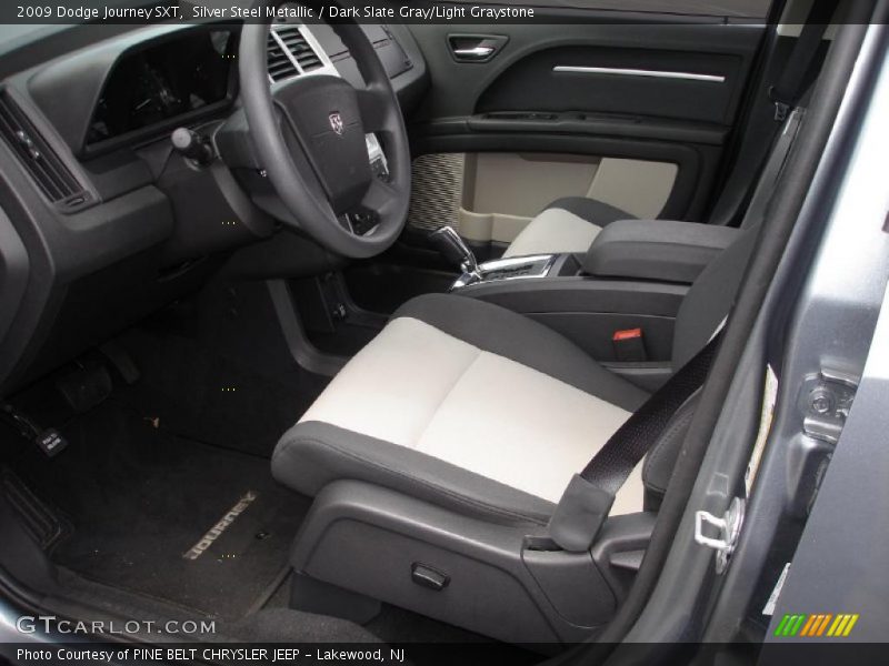 Silver Steel Metallic / Dark Slate Gray/Light Graystone 2009 Dodge Journey SXT