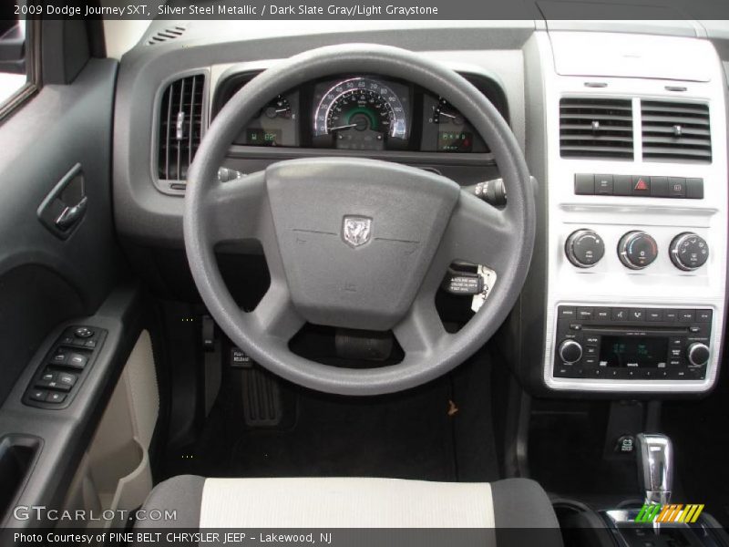 Silver Steel Metallic / Dark Slate Gray/Light Graystone 2009 Dodge Journey SXT