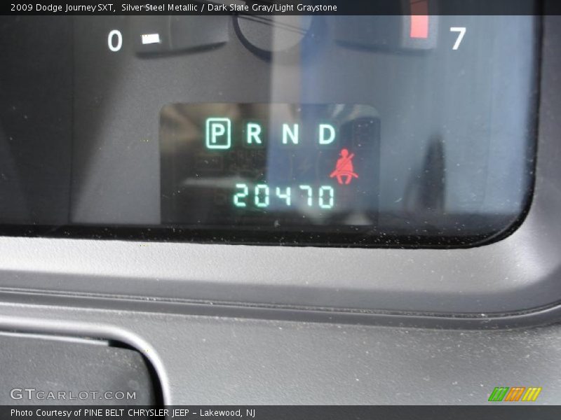 Silver Steel Metallic / Dark Slate Gray/Light Graystone 2009 Dodge Journey SXT