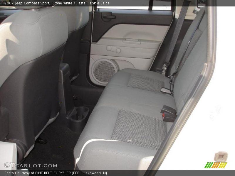 Stone White / Pastel Pebble Beige 2007 Jeep Compass Sport