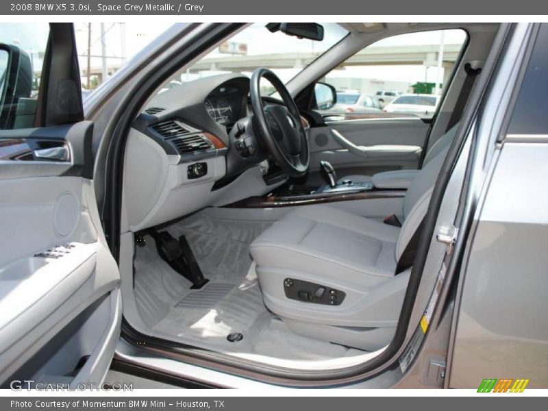 Space Grey Metallic / Grey 2008 BMW X5 3.0si