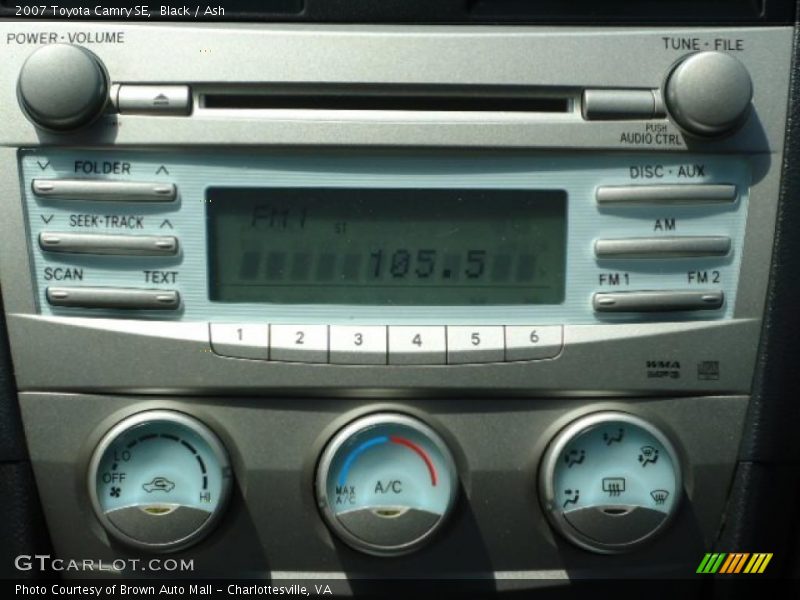 Black / Ash 2007 Toyota Camry SE