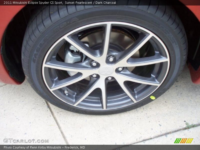 Sunset Pearlescent / Dark Charcoal 2011 Mitsubishi Eclipse Spyder GS Sport