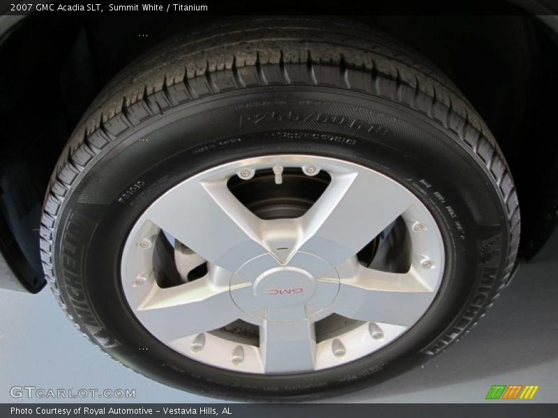 Summit White / Titanium 2007 GMC Acadia SLT