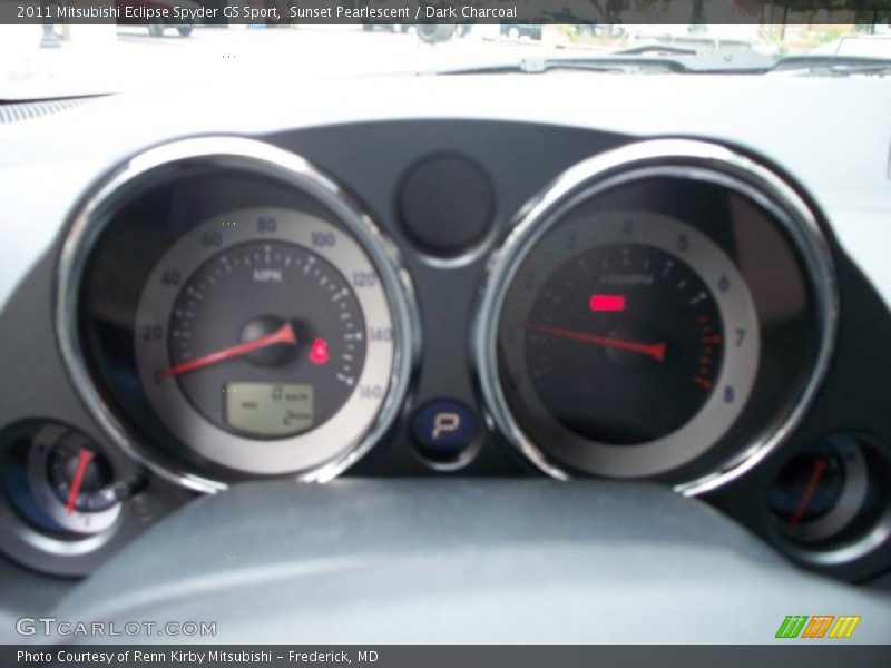 Sunset Pearlescent / Dark Charcoal 2011 Mitsubishi Eclipse Spyder GS Sport