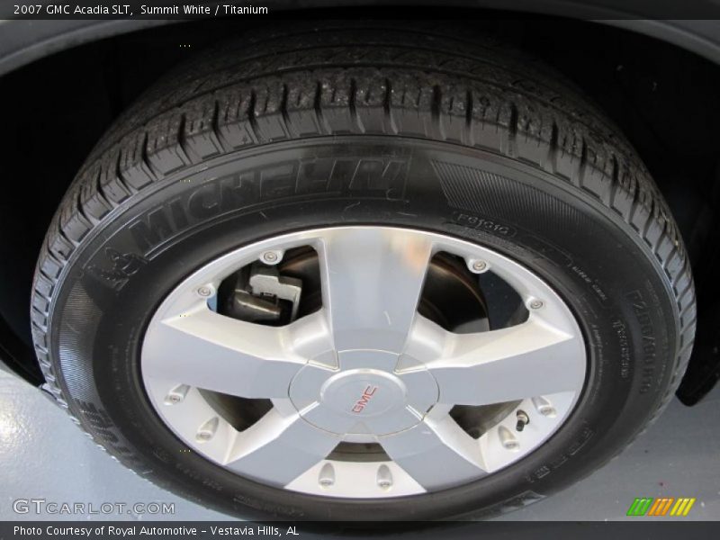 Summit White / Titanium 2007 GMC Acadia SLT