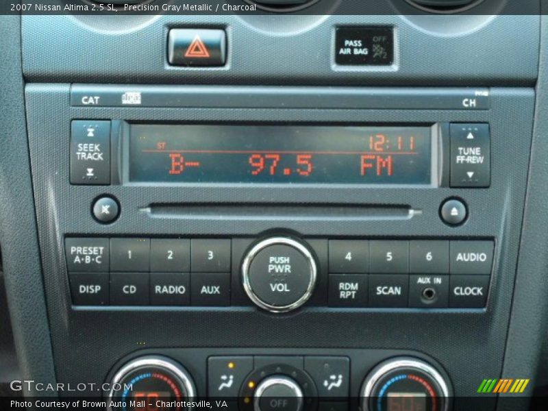 Precision Gray Metallic / Charcoal 2007 Nissan Altima 2.5 SL