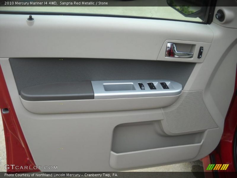 Sangria Red Metallic / Stone 2010 Mercury Mariner I4 4WD