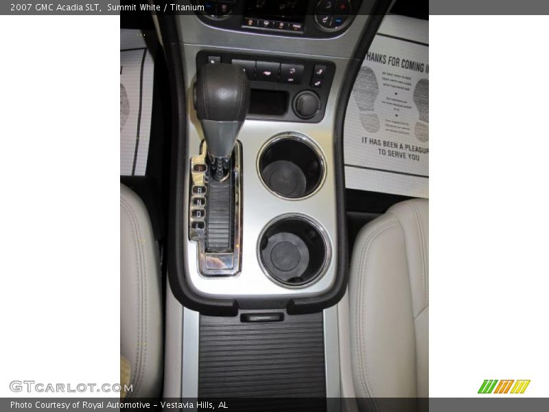 Summit White / Titanium 2007 GMC Acadia SLT