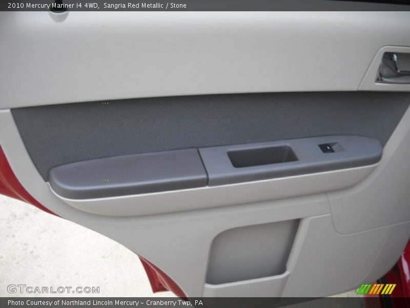 Sangria Red Metallic / Stone 2010 Mercury Mariner I4 4WD