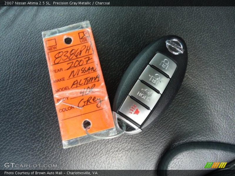 Precision Gray Metallic / Charcoal 2007 Nissan Altima 2.5 SL