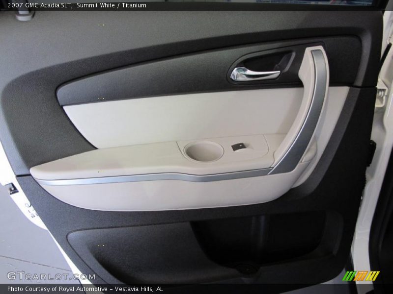 Summit White / Titanium 2007 GMC Acadia SLT