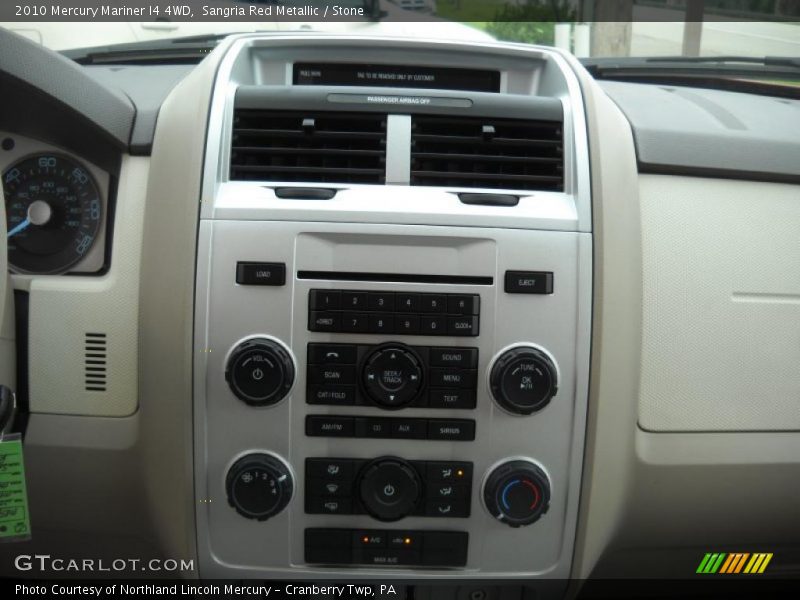 Sangria Red Metallic / Stone 2010 Mercury Mariner I4 4WD