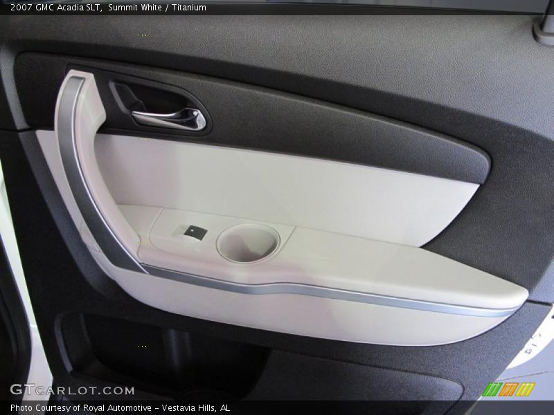 Summit White / Titanium 2007 GMC Acadia SLT