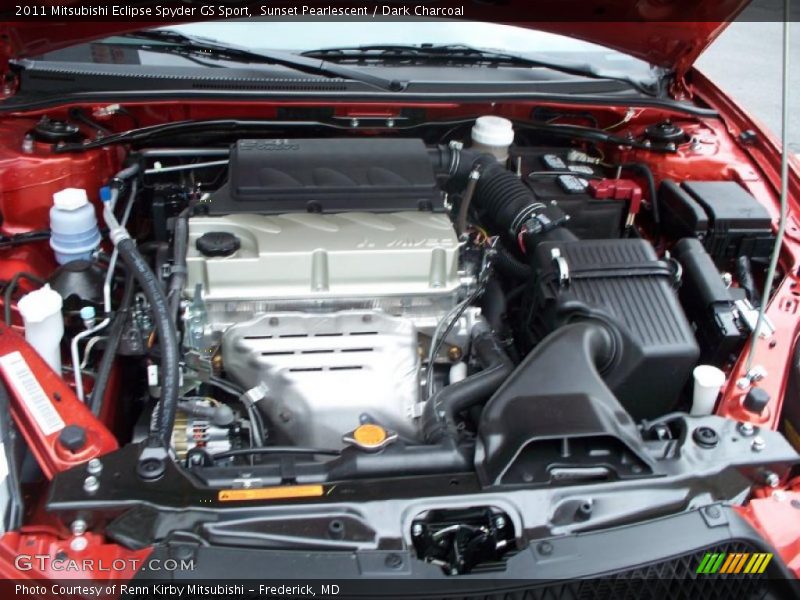 Sunset Pearlescent / Dark Charcoal 2011 Mitsubishi Eclipse Spyder GS Sport