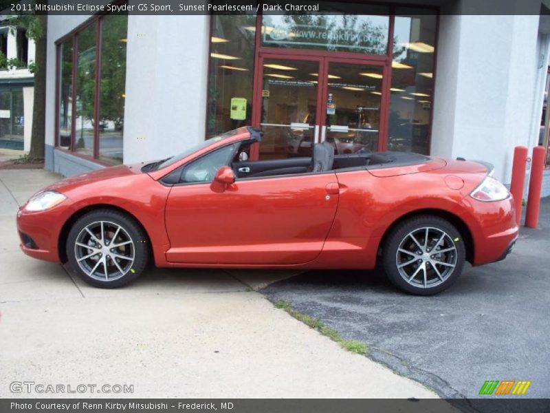 Sunset Pearlescent / Dark Charcoal 2011 Mitsubishi Eclipse Spyder GS Sport