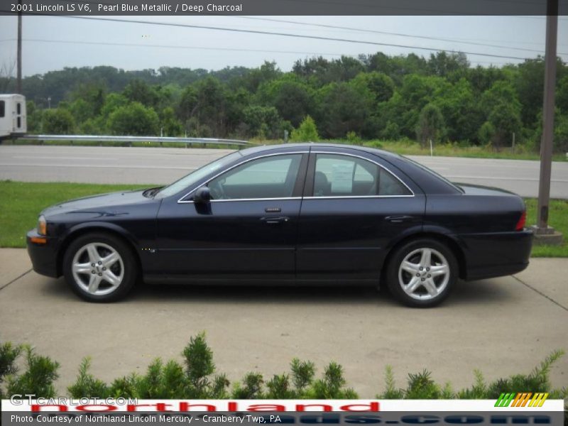 Pearl Blue Metallic / Deep Charcoal 2001 Lincoln LS V6