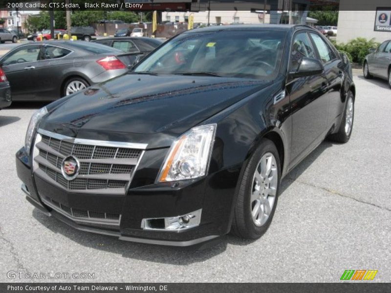 Black Raven / Ebony 2008 Cadillac CTS Sedan