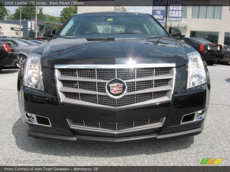 Black Raven / Ebony 2008 Cadillac CTS Sedan