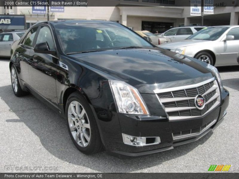 Black Raven / Ebony 2008 Cadillac CTS Sedan