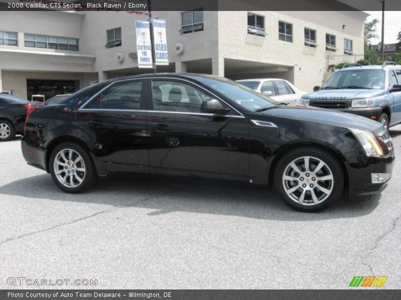 Black Raven / Ebony 2008 Cadillac CTS Sedan