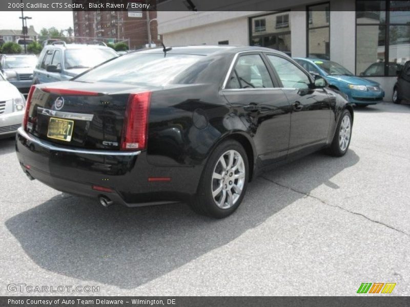 Black Raven / Ebony 2008 Cadillac CTS Sedan