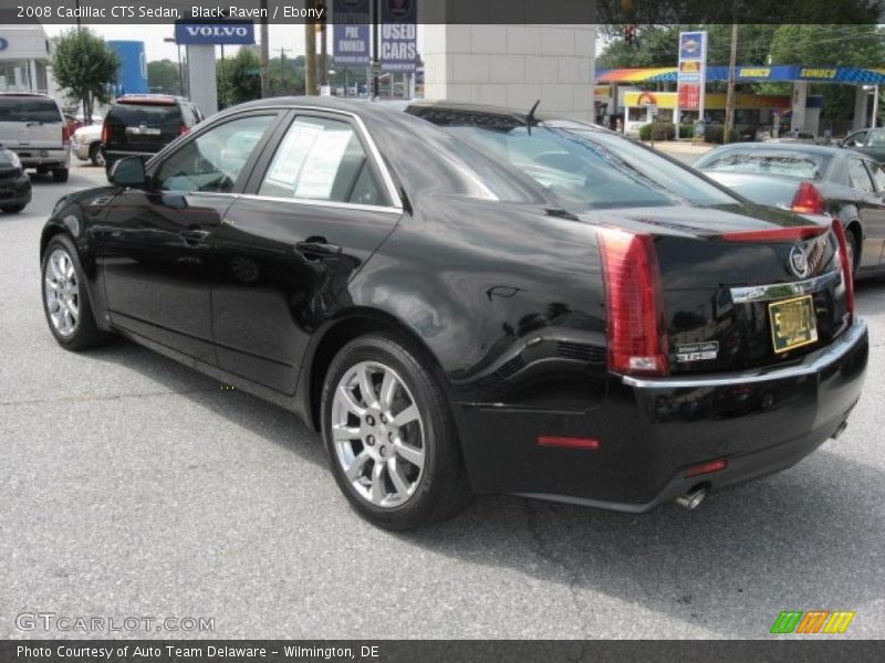 Black Raven / Ebony 2008 Cadillac CTS Sedan
