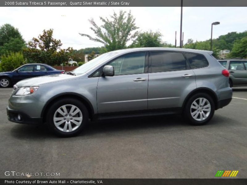 Quartz Silver Metallic / Slate Gray 2008 Subaru Tribeca 5 Passenger