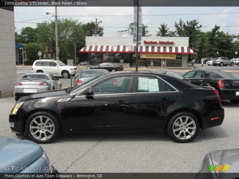 Black Raven / Ebony 2008 Cadillac CTS Sedan