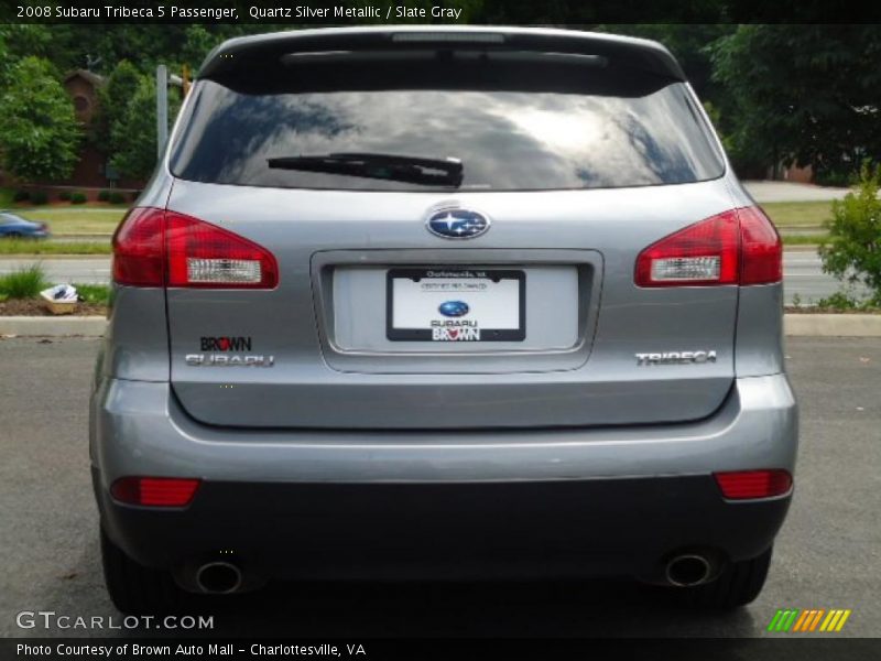 Quartz Silver Metallic / Slate Gray 2008 Subaru Tribeca 5 Passenger