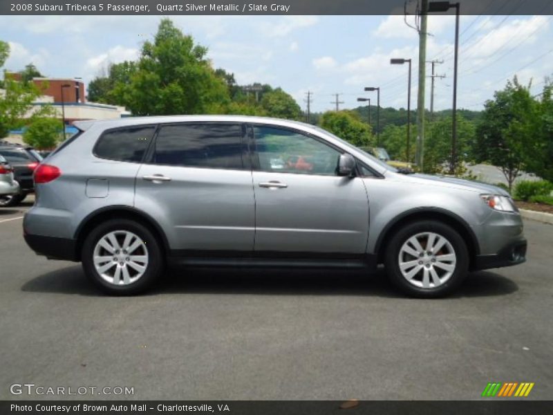 Quartz Silver Metallic / Slate Gray 2008 Subaru Tribeca 5 Passenger